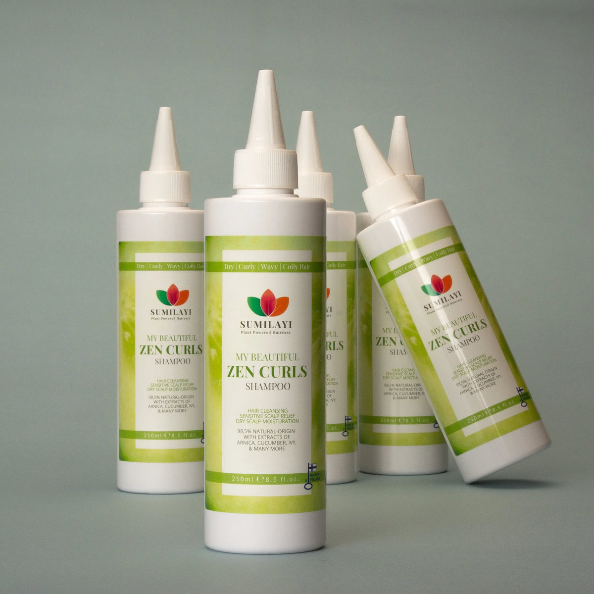 My Beautiful Zen Curls Shampoo 250ml | Hajusteeton ja hellävarainen - Laadukas Hair Shampoo, valmistaja: Sumilayi. Saatavilla verkkokaupassa Sumilayi. Katso lisää: My Beautiful Zen Curls Shampoo 250ml | Hajusteeton ja hellävarainen - Suomi Sumilayi Plant-Powered Hair Care.