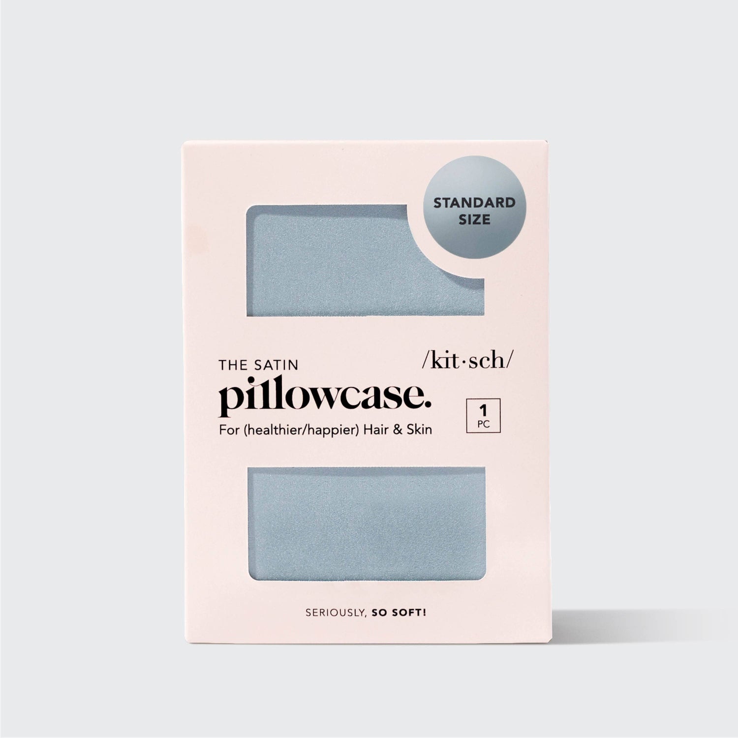 KITSCH Satiini tyynyliina - Haze Blue