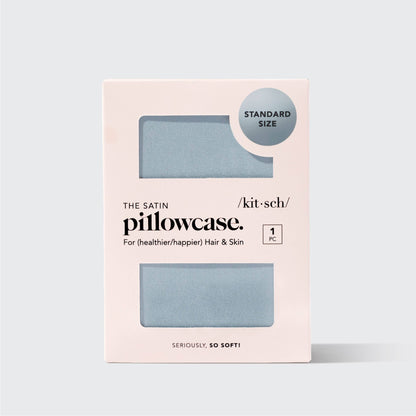 KITSCH Satiini tyynyliina - Haze Blue